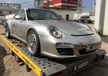 Отключение катализаторов на Porsche 911 997 Carrera 4S 3.8i PDK 385Hp 2010 года выпуска