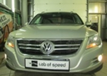 Чип-тюнинг Volkswagen Tiguan 2.0 TDI AT 140hp 2010 года выпуска